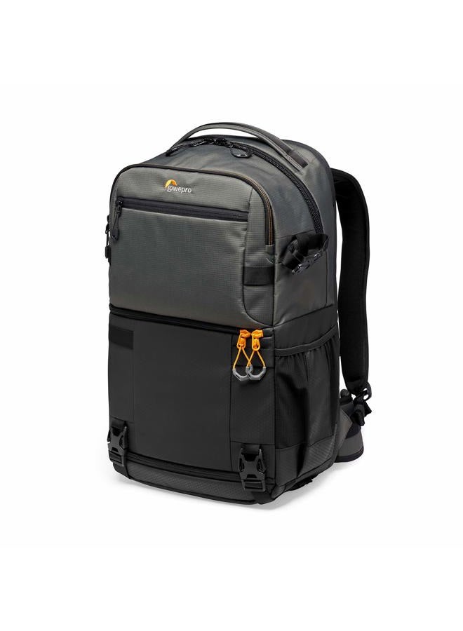 Lowepro حقيبة ظهر Fastpack PRO BP 250 AW III للكاميرات بدون مرآة وDSLR، حقيبة كاميرا QuickDoor Access، حجرة كمبيوتر محمول مقاس 15 بوصة - حقيبة ظهر للكاميرات بدون مرآة وDSLR وNikon D850 و300D Ripstop - Image 1