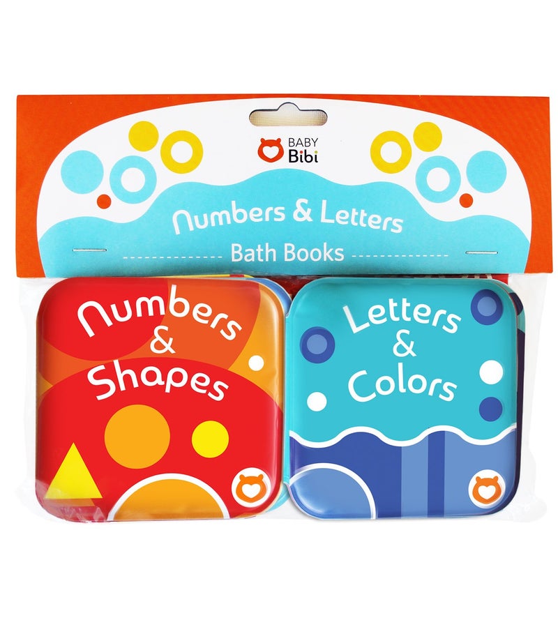 BabyBibi Floating Baby Bath Books - Bath Books for Babies, Infants - Waterproof, Mold-Free Bath Toys for Learning & Early Education (Set of 2 - Alphabet & Numbers Books) - Image 5