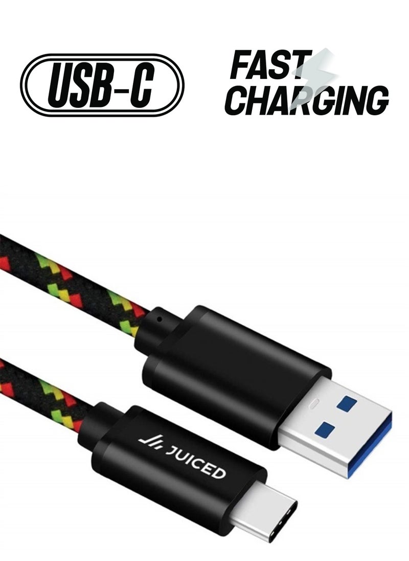 Juiced Systems - USB-C to USB-A 10 Gbps USB 3.2 Gen 2 Data Power Cable - Fast Charging with Quick Data Transfers - Image 1