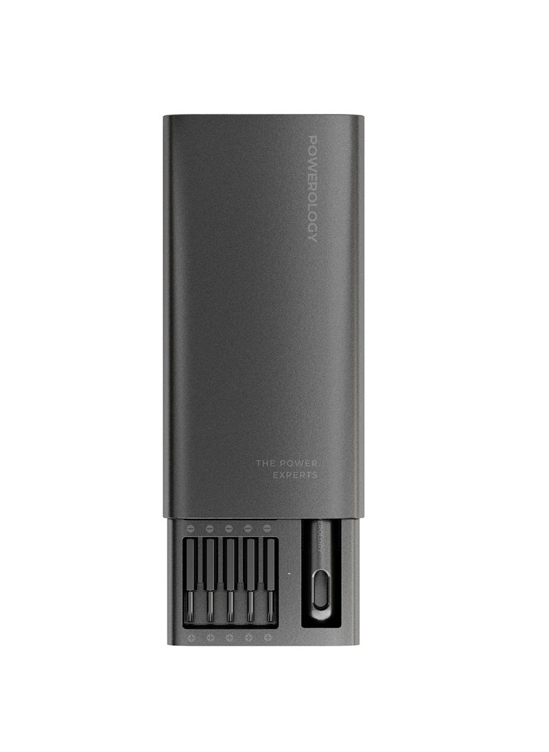 Powerology 48 in 1 Electric Screwdriver Kit 350mAh - Gray  - Image 2