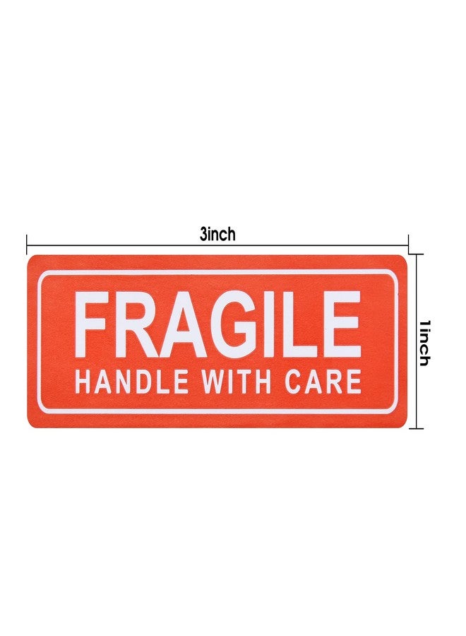 Pacific Mailer Fragile Stickers 1" x 3" Fragile Handle with Care Warning Packing Shipping Label with Self Adhesive for Moving, Shipping [1000 Labels Per Roll] - Image 2