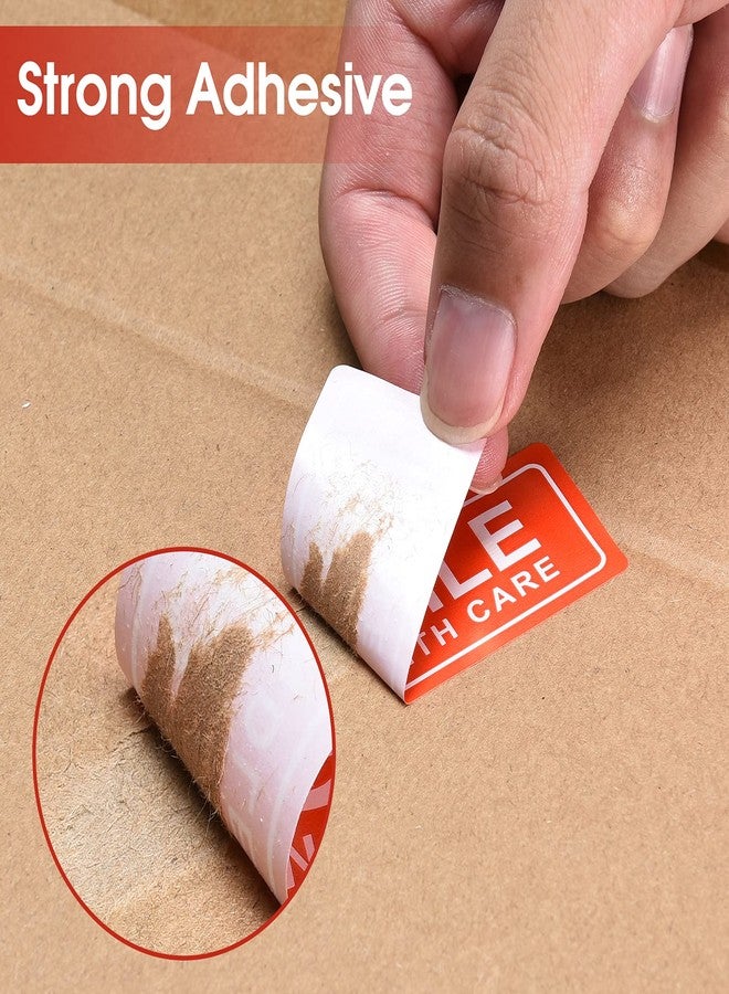 Pacific Mailer Fragile Stickers 1" x 3" Fragile Handle with Care Warning Packing Shipping Label with Self Adhesive for Moving, Shipping [1000 Labels Per Roll] - Image 4