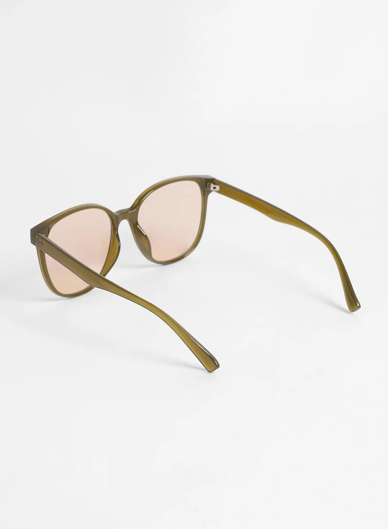 Haute Sauce Tinted Oversized Sunglasses