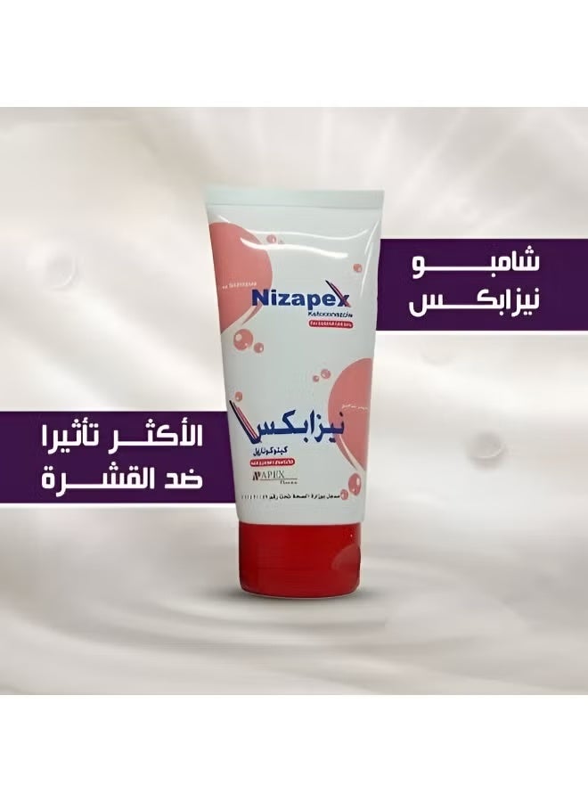 Nizapex Anti-Dandruff Shampoo for All Hair Types 80ml - Image 2
