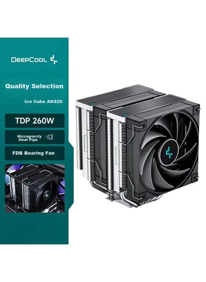 DEEPCOOL ديب كول آيس كيوب أك 620 مبرد هواء المعالج - Image 1
