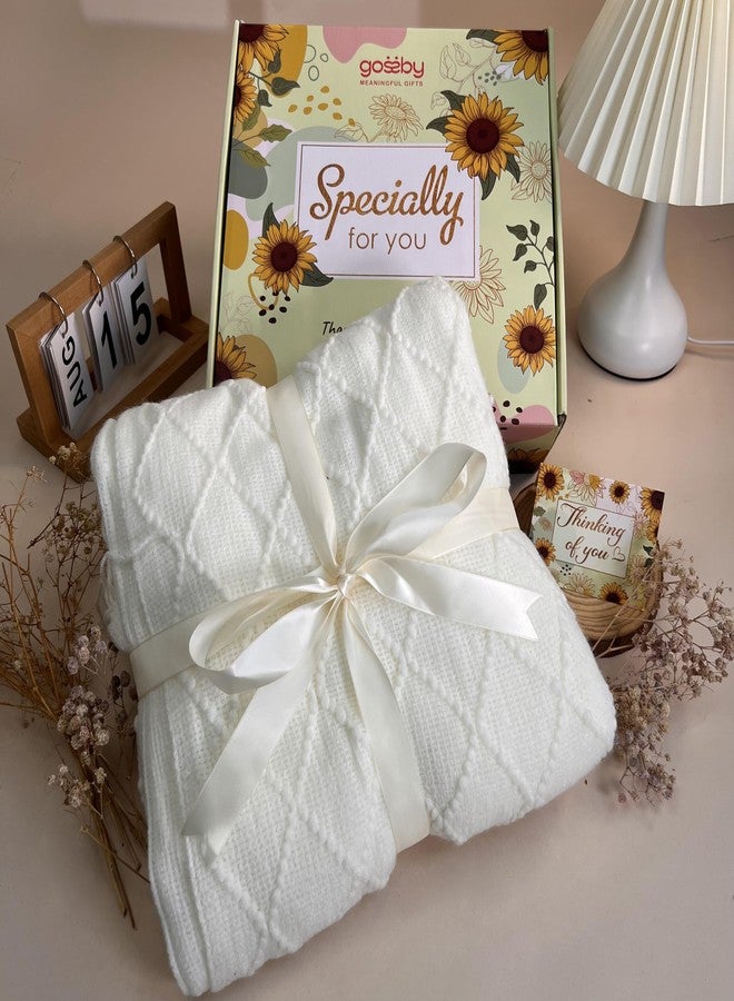 Gossby Sunflower Teacher Appreciation Gift Set Backet - Thank You for Helping ME Grow - Thank You, Birthday, Teacher's Day Gift for Teacher - Spa Self Care Get Well Relaxation Package (6 Pcs) - Image 3