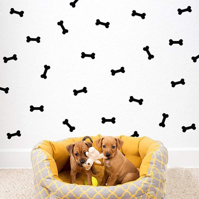 Finduat 31 Pcs Dog Treat Bones Wall Decals Stickers, Floor Decals, Classroom Home Party Decoration, Home Kid's Room Creative Wallpaper Mural Art Decorations - Image 2