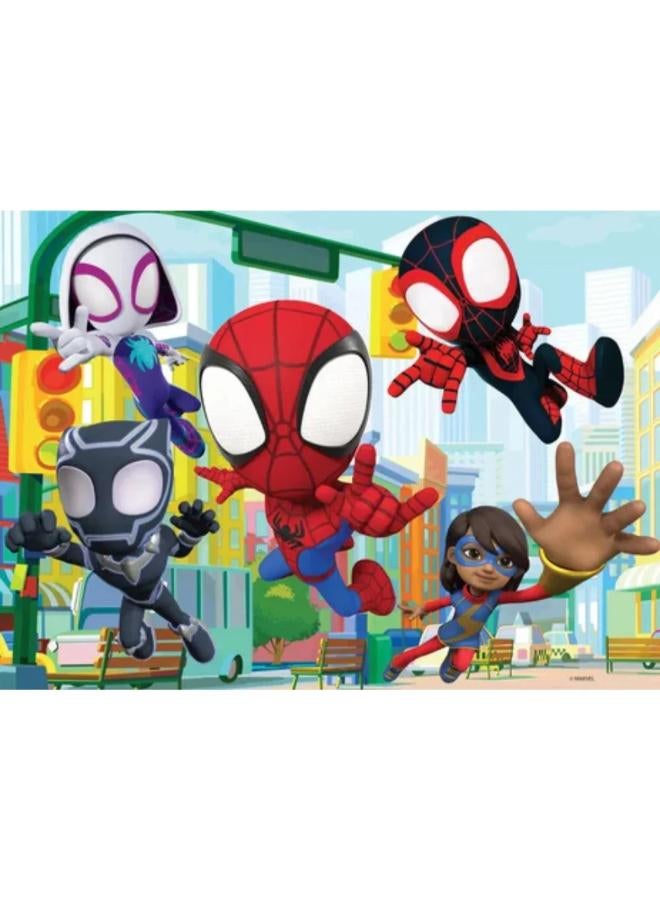 Lisciani Marvel Spidey Double-Face Puzzle - 24 Pieces - Image 2