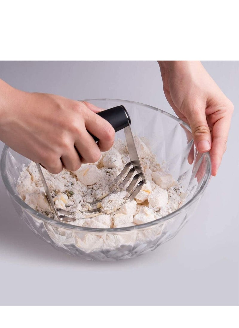 Y&D Dishwasher Safe Pastry Cutter Stainless Steel Blender and Butter Professional Dough /Blender Scraper Chopper Set for Kitchen Baking Tools  - Image 3