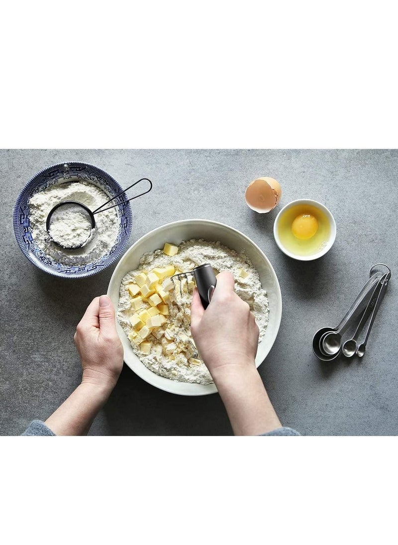 Y&D Dishwasher Safe Pastry Cutter Stainless Steel Blender and Butter Professional Dough /Blender Scraper Chopper Set for Kitchen Baking Tools  - Image 2