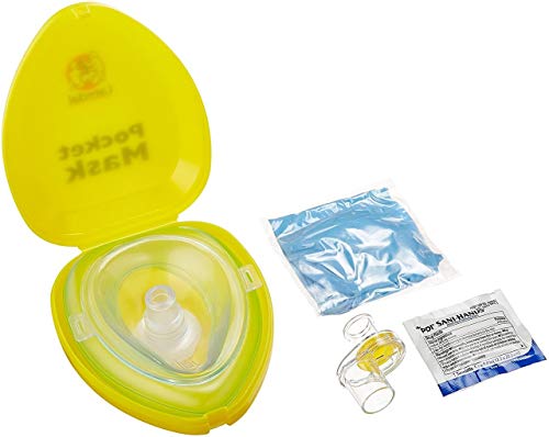 Laerdal CPR Pocket Mask, Complete, Yellow Hard Case - Image 4