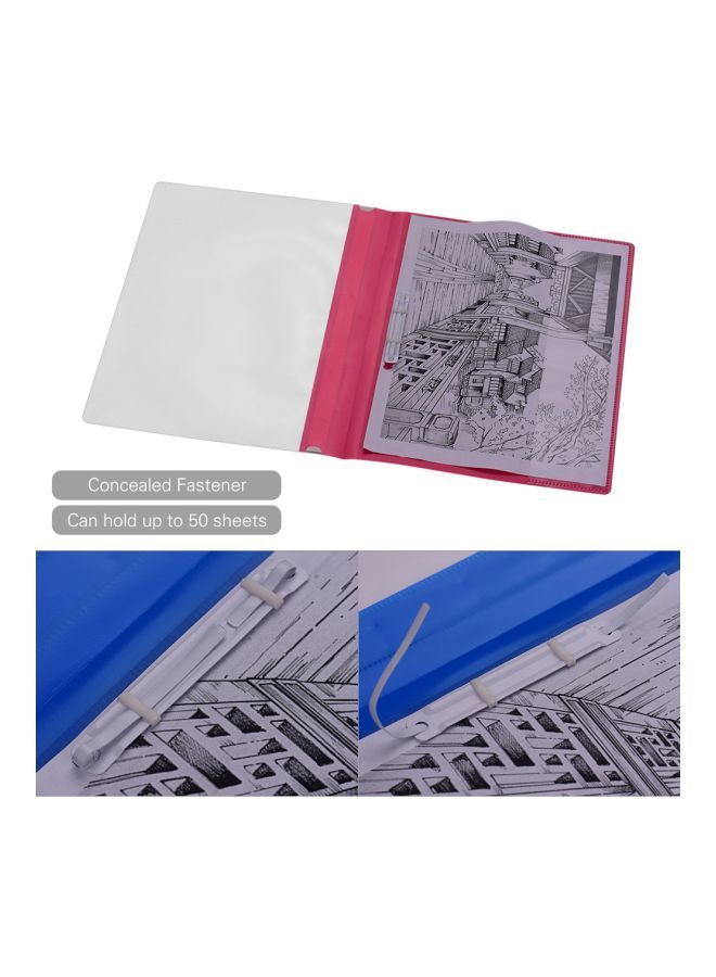 نيبمينينت طقم حافظات ملفات مكون من 12 قطعة وردي - Image 3