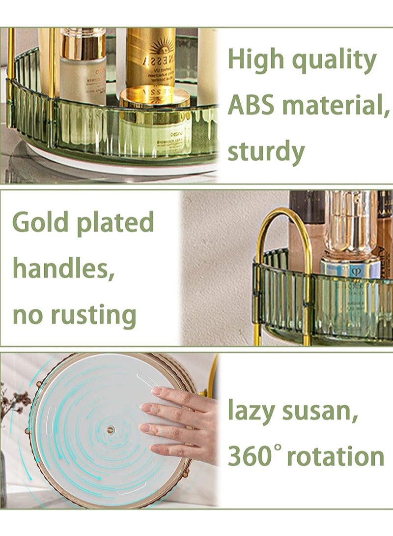 Sharpdo Rotating Makeup Organizer for Vanity 3 Tier, High-Capacity Skincare Clear Make Up Storage Perfume Organizers Cosmetic Dresser Organizer Countertop 360 Spinning - Image 5
