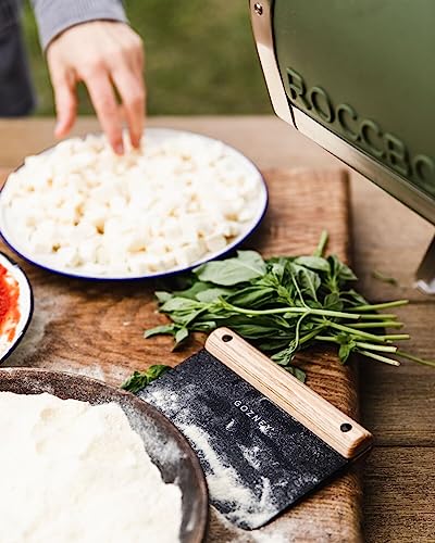 Gozney Dough Cutter - Natural Wood Handle Pizza Dough Cutter, Bench Scraper and Chopper - Image 3