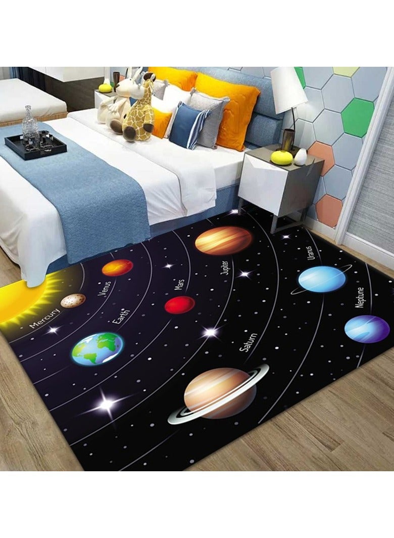 Loquat Squality Soft And Comfortable Starry Space Fantasy Carpet