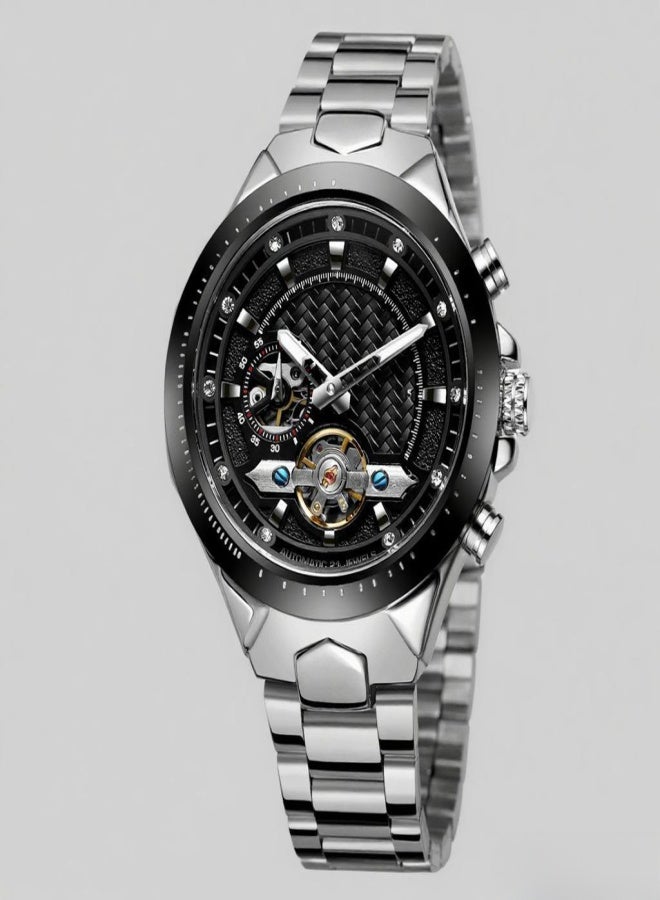 FORSINING Men's Automatic Mechanical Watch Luminous Display Business Casual Wristwatch for Men - Image 1