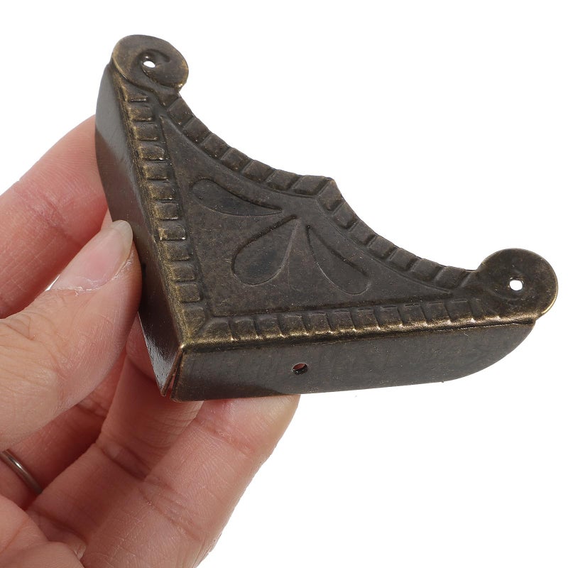 Medium Size Iron Furniture Corner Protectors 30pcs For Wooden Boxes Cabinets Desk Edge Guards - Image 5