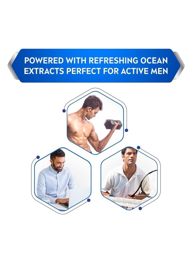 Nivea Men Anti Perspirant Roll On, Fresh Active Longlasting Freshness Ocean Extracts, 48 Hour Protection, 1.7 Ounce (Pack of 3) - Image 2