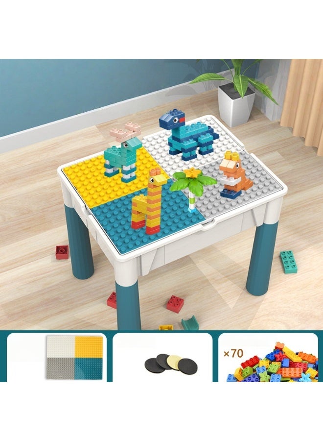 Activity And Block Table Toys Table Blocks Compatible Study Water Play Sand Multipurpose Table Boys Girl Kids Furniture Sensory Play Homeschooling