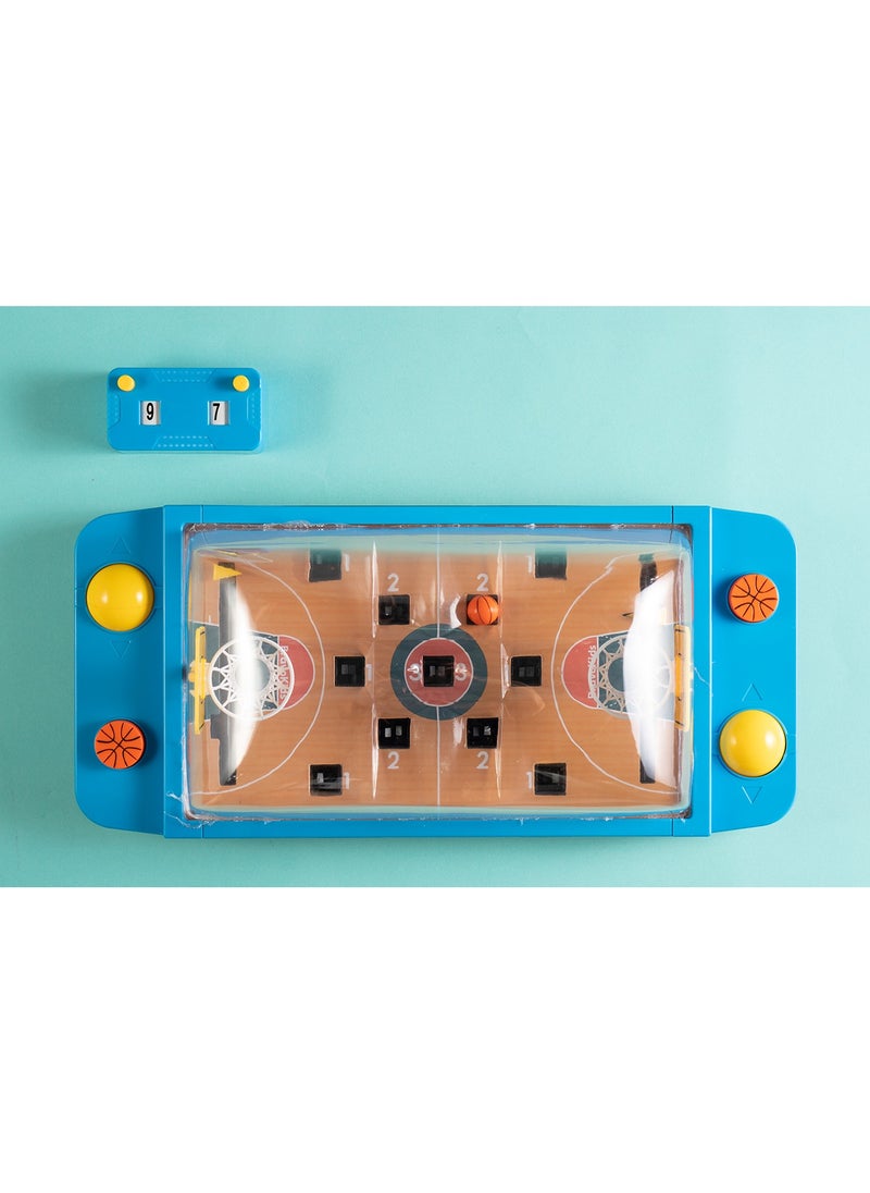 MegaDeal - Basketball Table Interactive Game, Mini Tabletop Basketball Game with 1 Balls & Counters Desktop Sports Board Game for Adults Kids Family Game - Image 1