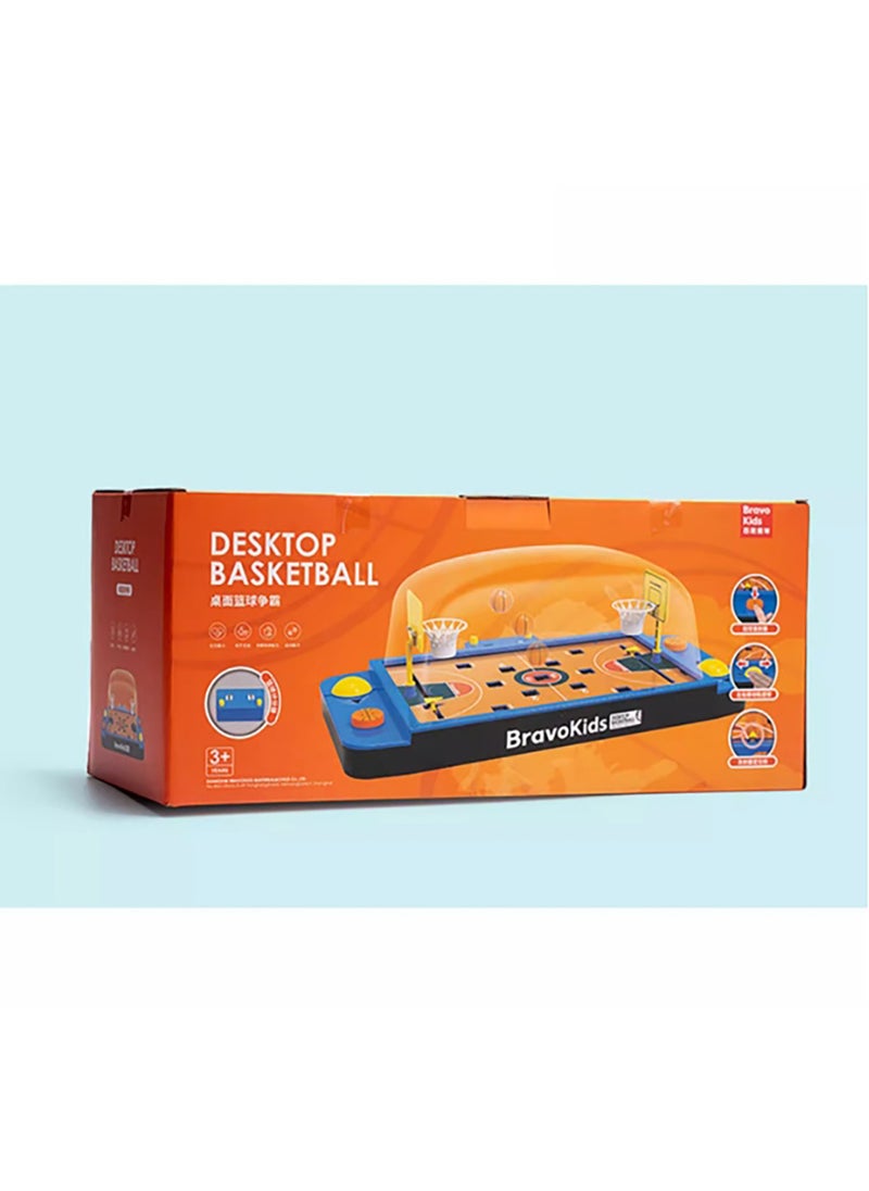 MegaDeal - Basketball Table Interactive Game, Mini Tabletop Basketball Game with 1 Balls & Counters Desktop Sports Board Game for Adults Kids Family Game - Image 1