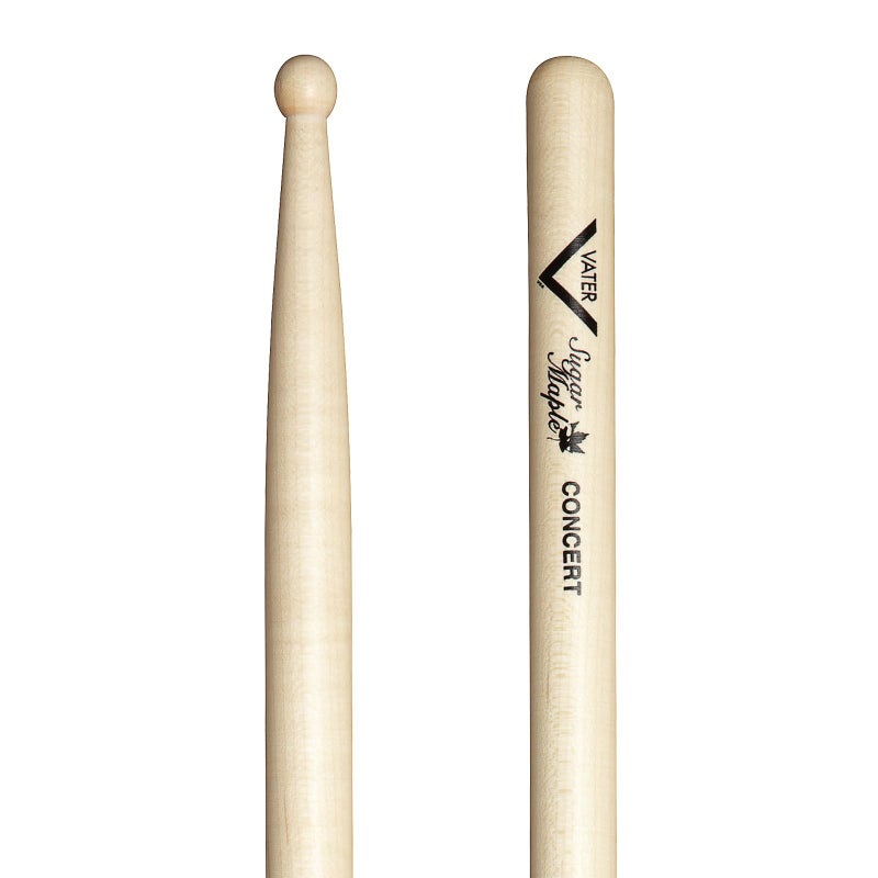 Vater VSMCW Sugar Maple SD1 Concert General Wood Tip Drum Sticks, Pair - Image 1
