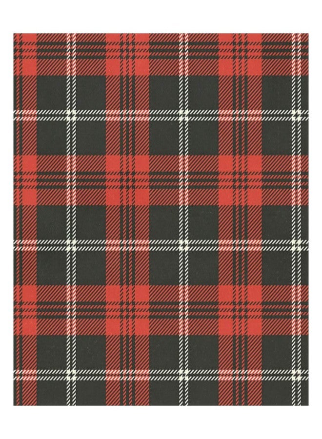 Pfrewn Red Black Plaid Vacuum Thermos Christmas Tartan Check Insulated Water Bottle Stainless Steel Double Wall Flask Bottles, Sports Coffee Travel Mug Cup Genuine Leather Cover BPA Free 17 Oz - Image 5
