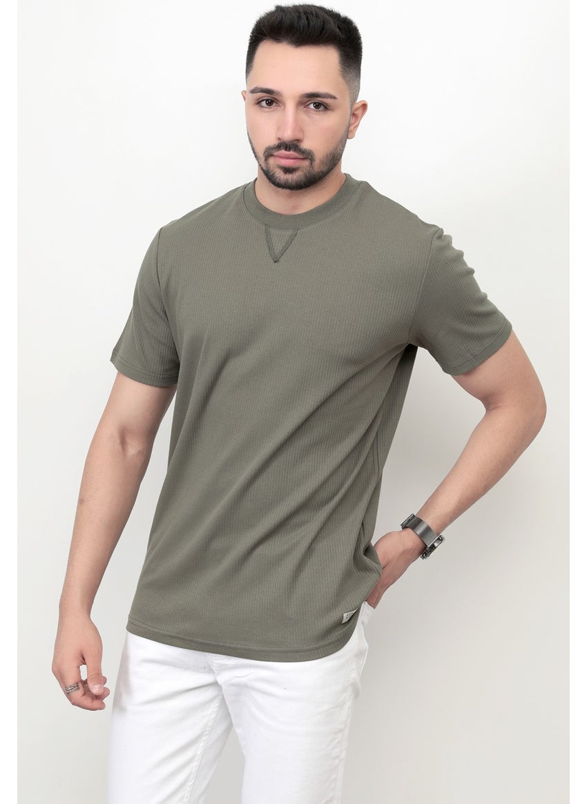 Unprinted Men's T-Shirt O Neck Regular Fit T-Shirt Khaki - 2407 - pzsku/Z02B24E390BD03A6092ACZ/45/_/1730722821/fc364edd-61dc-41f8-ad71-5da52d0982ba