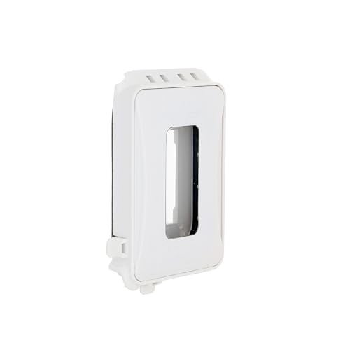 TAYMAC ML500W Single-Gang Mount 16-in-1 Flat Nonmetallic Weatherproof Vertical/Horizontal, 1-Pack, White - Image 1