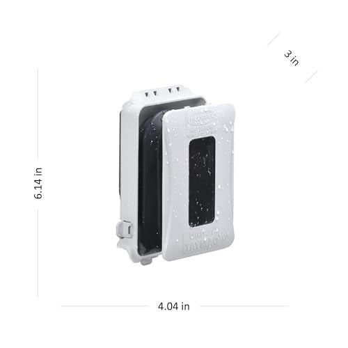 TAYMAC ML500W Single-Gang Mount 16-in-1 Flat Nonmetallic Weatherproof Vertical/Horizontal, 1-Pack, White - Image 3