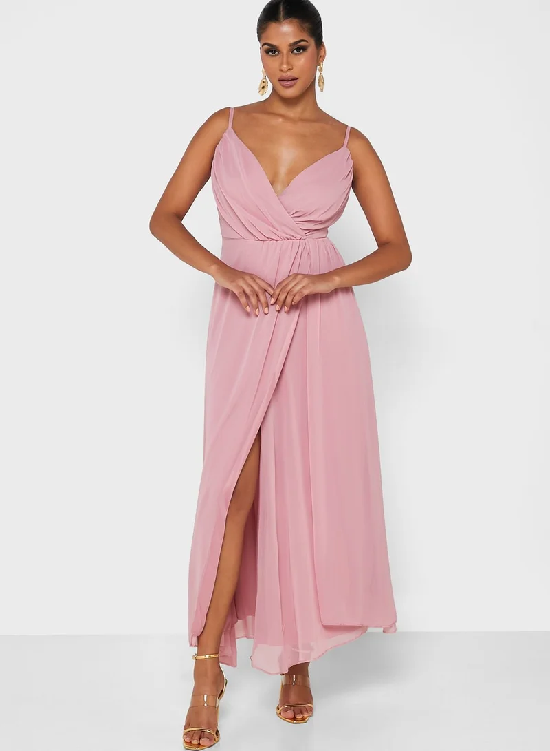 Ella Limited Edition Strappy A-Line Dress With Slit