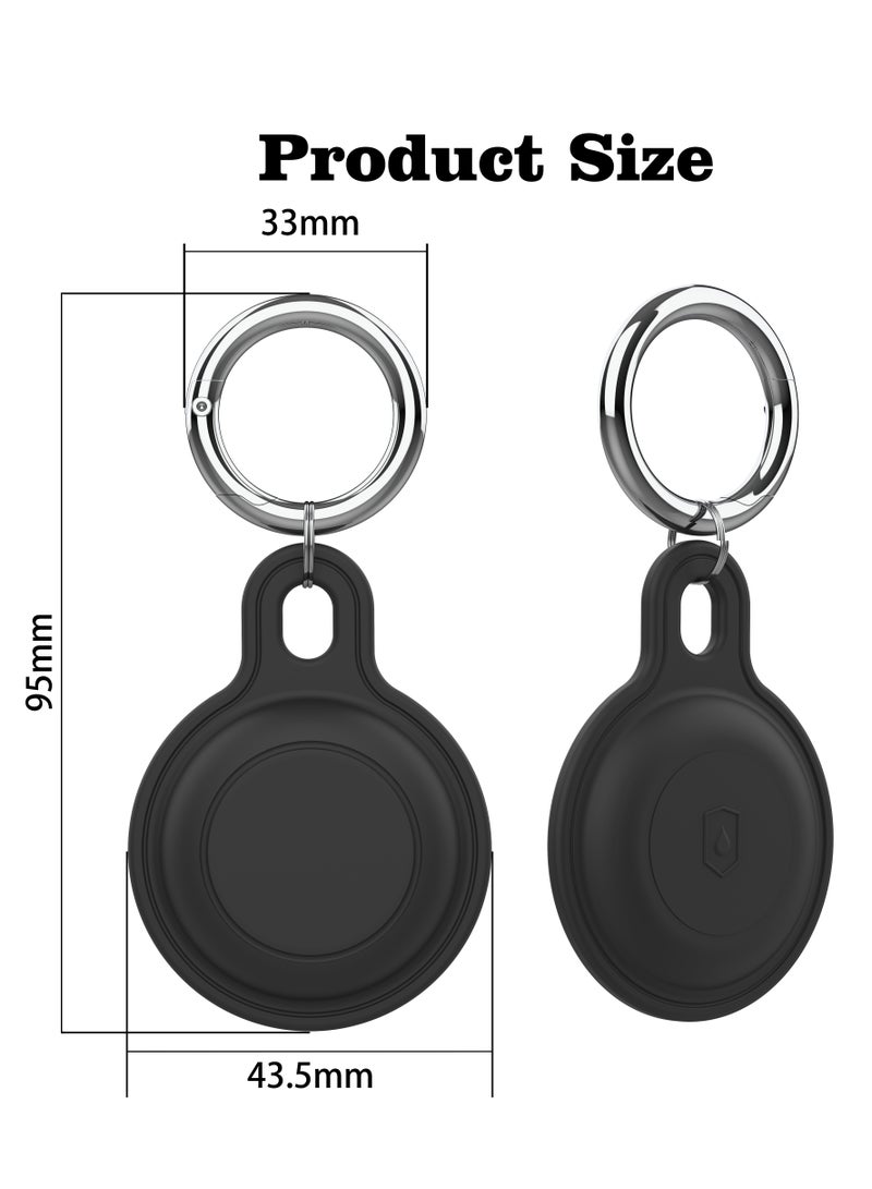 AirTag Case For Apple Location-tracker Keychain Silicone All-wrap Protective Case  - Image 3