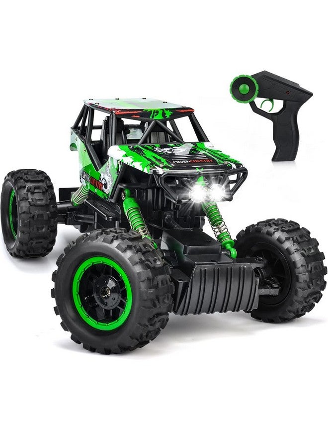 DOUBLE E 1:12 Scale Large Remote Control Car Monster Trucks for Boys with Head Lights 4WD Off All Terrain RC Car Rechargeable Vehicles Xmas Gifts for Kids - Image 1