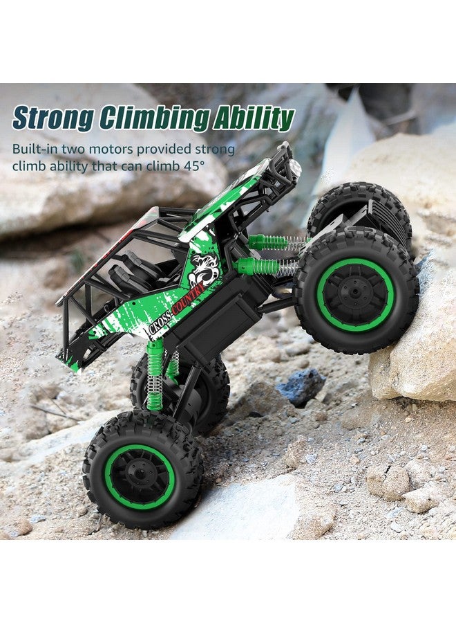 DOUBLE E 1:12 Scale Large Remote Control Car Monster Trucks for Boys with Head Lights 4WD Off All Terrain RC Car Rechargeable Vehicles Xmas Gifts for Kids - Image 3