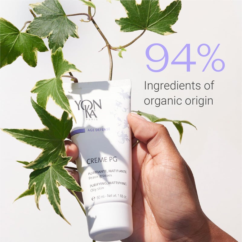 Yonka Yon-Ka Creme PG | Mattifying Protective Cream for Oily Skin | Anti-Aging Balancing Treatment for Shine and Redness | Paraben-Free | 1.68 oz - Image 4