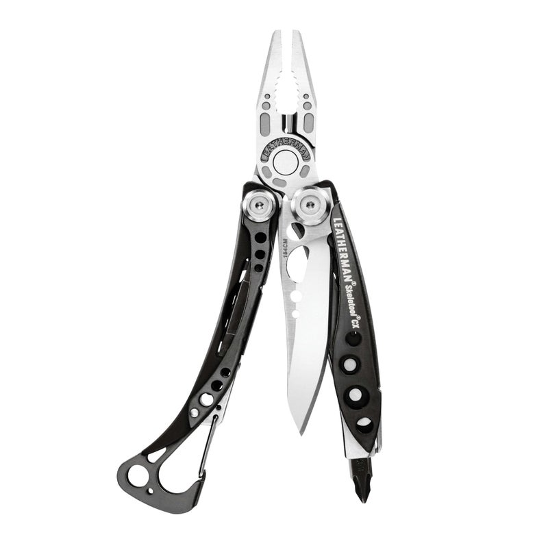 LEATHERMAN, Skeletool CX, 7-in-1 Lightweight, Minimalist Multi-Tool for Everyday Carry (EDC), Home, Garden & Outdoors, Black & Silver - Image 1