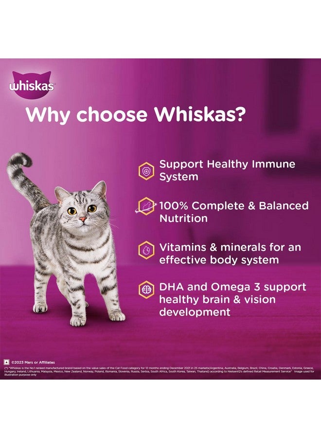 Whiskas Junior Kitten (2-12 Months) Wet Cat Food, Mackeral Flavour, 80 G X 28, 100% Complete & Balanced Nutrition, Supports Healthy Immune System - Image 3