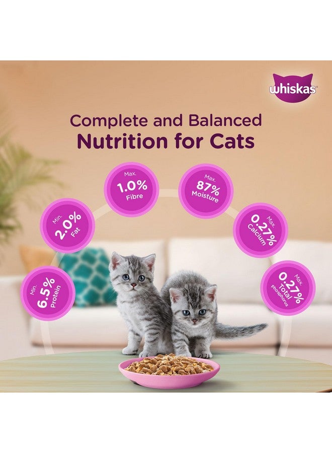 Whiskas Junior Kitten (2-12 Months) Wet Cat Food, Mackeral Flavour, 80 G X 28, 100% Complete & Balanced Nutrition, Supports Healthy Immune System - Image 5