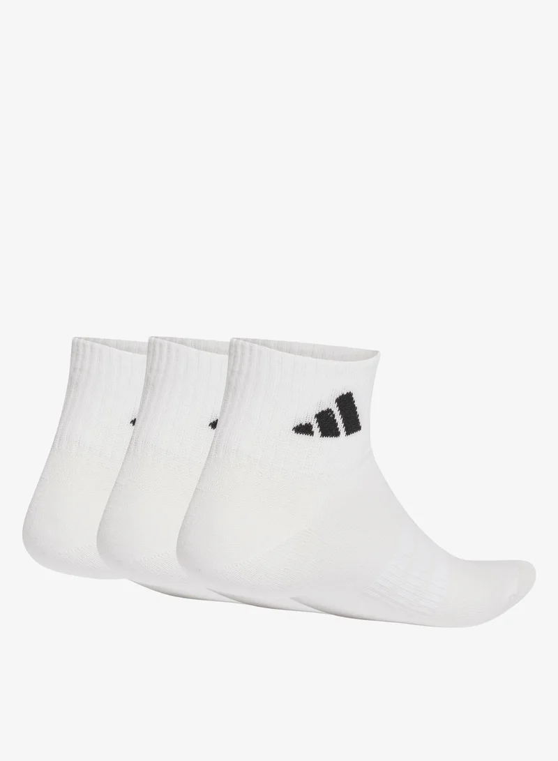 اديداس ثلاثة أزواج من الجوارب THIN&amp;LIGHT SPORTSWEAR ANKLE