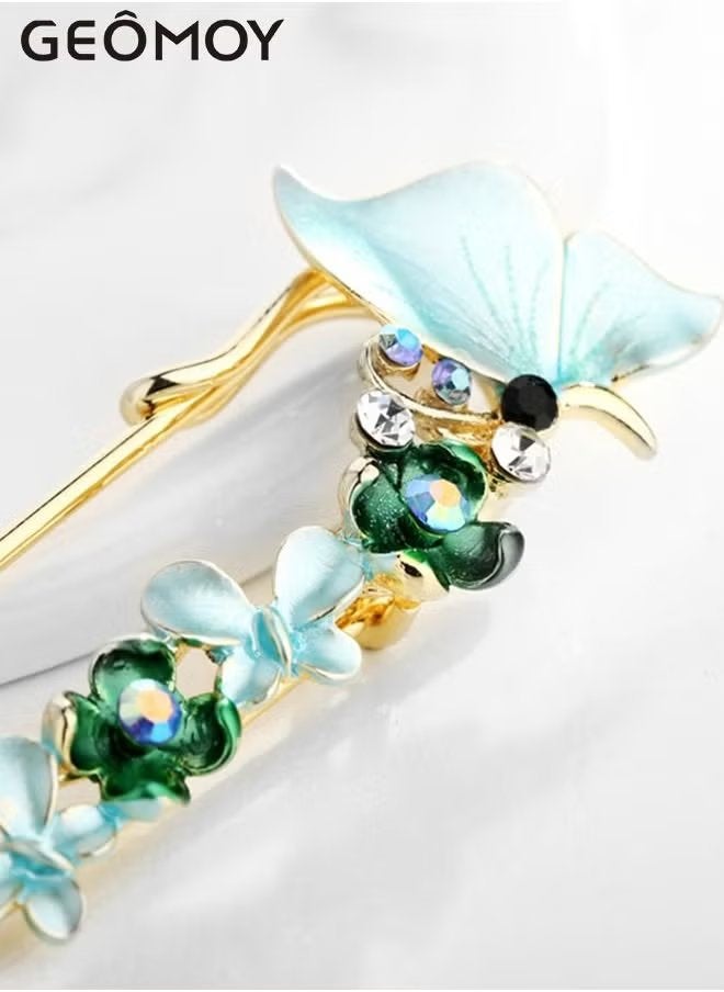 جيموي ثلاث قطع من بروش الأزياء النسائية ملاقط مستخدمة للشال واللفاع والسترة زينات اصطناعية للنساء - Image 5