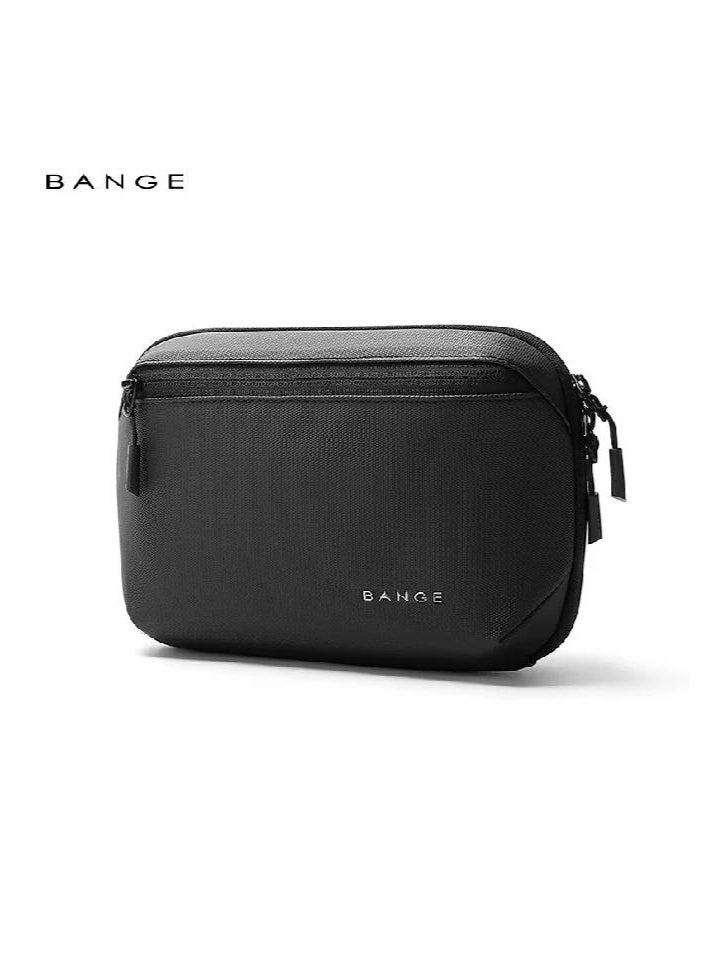BANGE 6800 Black Travel Waterproof Organizer case Accessories Pouch Bag - Image 1