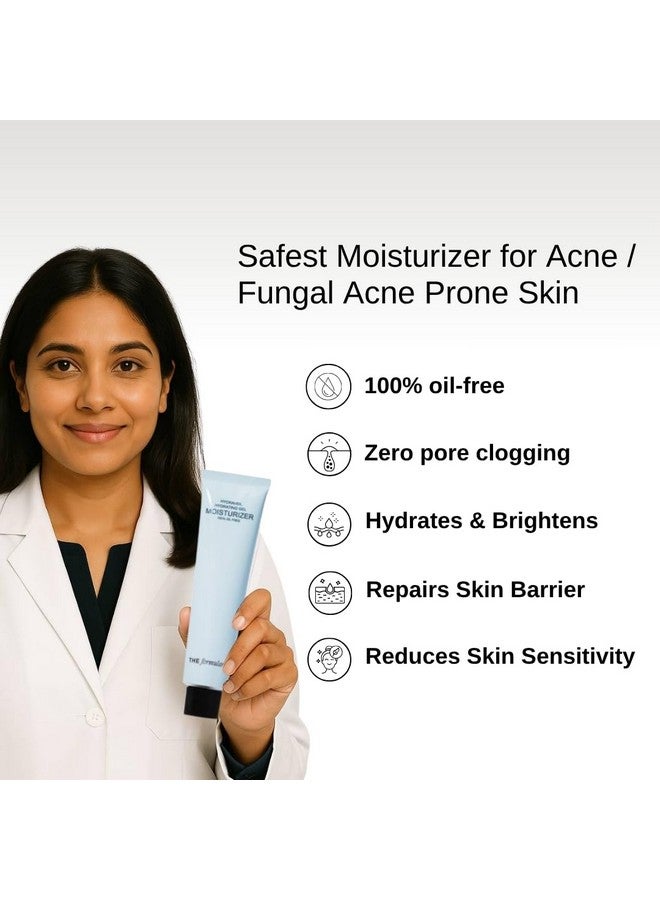 The Formularx Hydra Veil Barrier Care Gel Moisturizer with Ceramide,Hyaluronic Acid,& Ectoin for Oily,Acne & Fungal Acne Prone Skin|Oil Free,Non-comedogenic,Sensitive Skin Friendly|For Women & Men|50g - Image 2