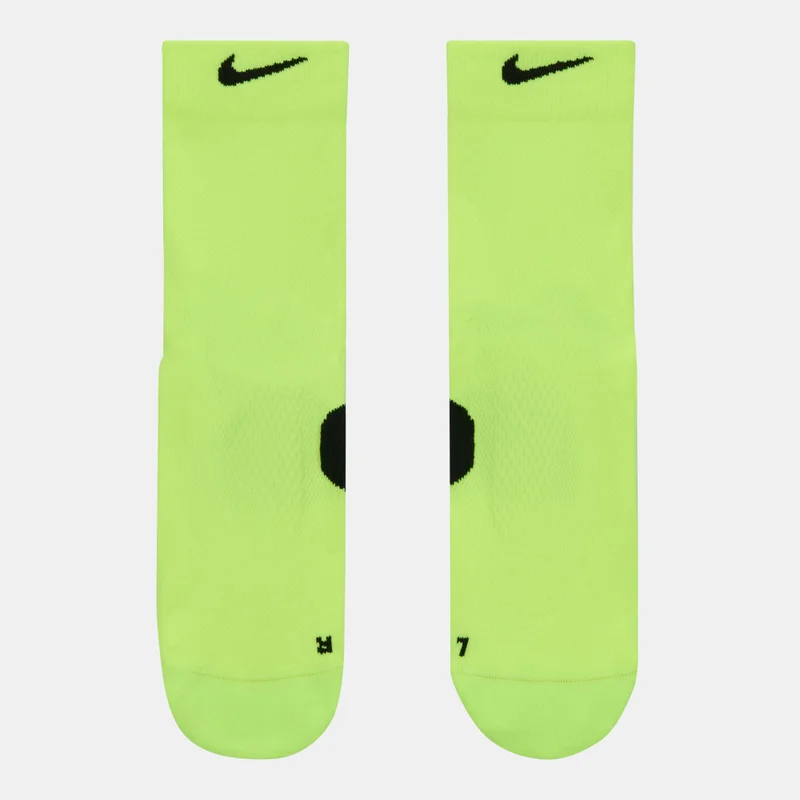 Nike Yellow Running Midweight Micro Crew Socks (1 Pair)  | Best Price UAE