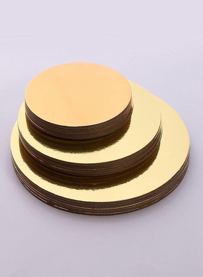 Royals Pack of 5 Cake Base Board | Baking Tools | Decoration Plate | Tray | Cardboard, Acrylic, MDF Pastry Base (MDF, 12inch Round) - Image 3