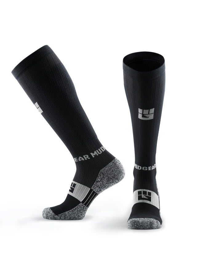 MudGear Premium Compression Socks - Mens & Womens Running Hiking Trail (1 Pair) - Image 1