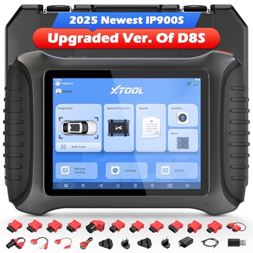 XTOOL IP900S Bidirectional OBD2 Scanner, 2025 Upgraded Ver. of D8S, Topology Map, 38+ Service, FCA AutoAuth, ECU Coding, Pre & Post Scan, Full System Automotive Diagnostic Scanner with 3-Year Update - Image 1