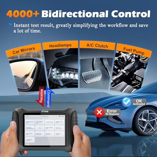 XTOOL IP900S Bidirectional OBD2 Scanner, 2025 Upgraded Ver. of D8S, Topology Map, 38+ Service, FCA AutoAuth, ECU Coding, Pre & Post Scan, Full System Automotive Diagnostic Scanner with 3-Year Update - Image 4