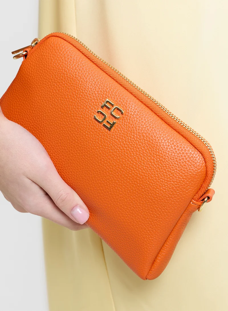 فرنش كونكشن Women Orange Mila Crossbody Bag