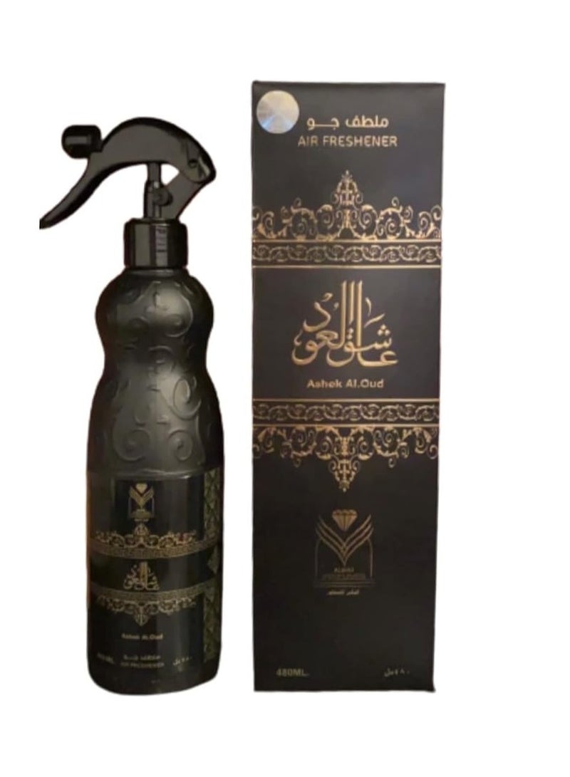 ALMAS Ashiq Al Oud home freshener, transparent, 480milliliters - Image 1
