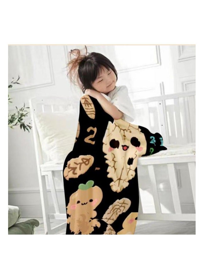 general Flannel thin blanket (warm and comfortable, suitable for sleep, gaming, dust removal and sandproof) 150cm*200cm - 501 - Image 1